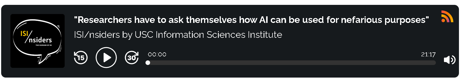 Podcast episode: Researchers have to ask themselves how AI can be used for nefarious purposes