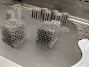 Lightweight yet strong metal lattice structures and aerospace components produced by metal additive manufacturing (3D printing) in Chen's lab