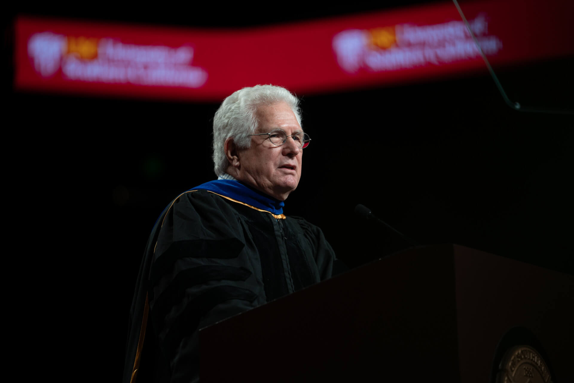 William Ballhaus Jr., former director of NASA Ames Research Center and president of Aerospace Corporation. (Photo Credit: Magali Gruet)