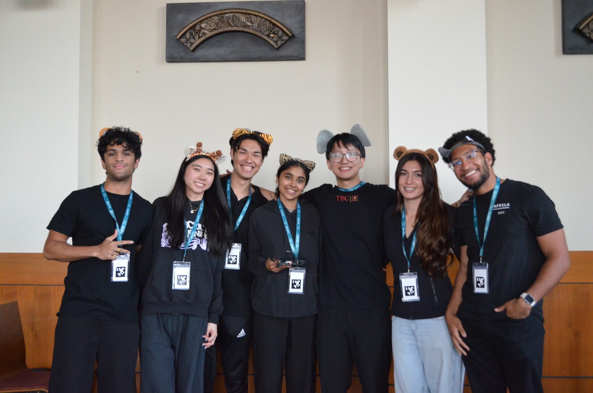 Team AeroPet at the USC Makers Showcase 2026 (Credit: Emily Liu, Alexandra Somodi, John Peng, Vardhan Jain)